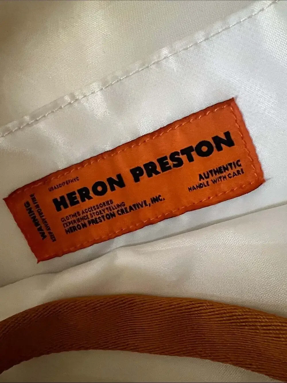 Rare Heron Preston fall/winter 1990 nasa backpack flawed